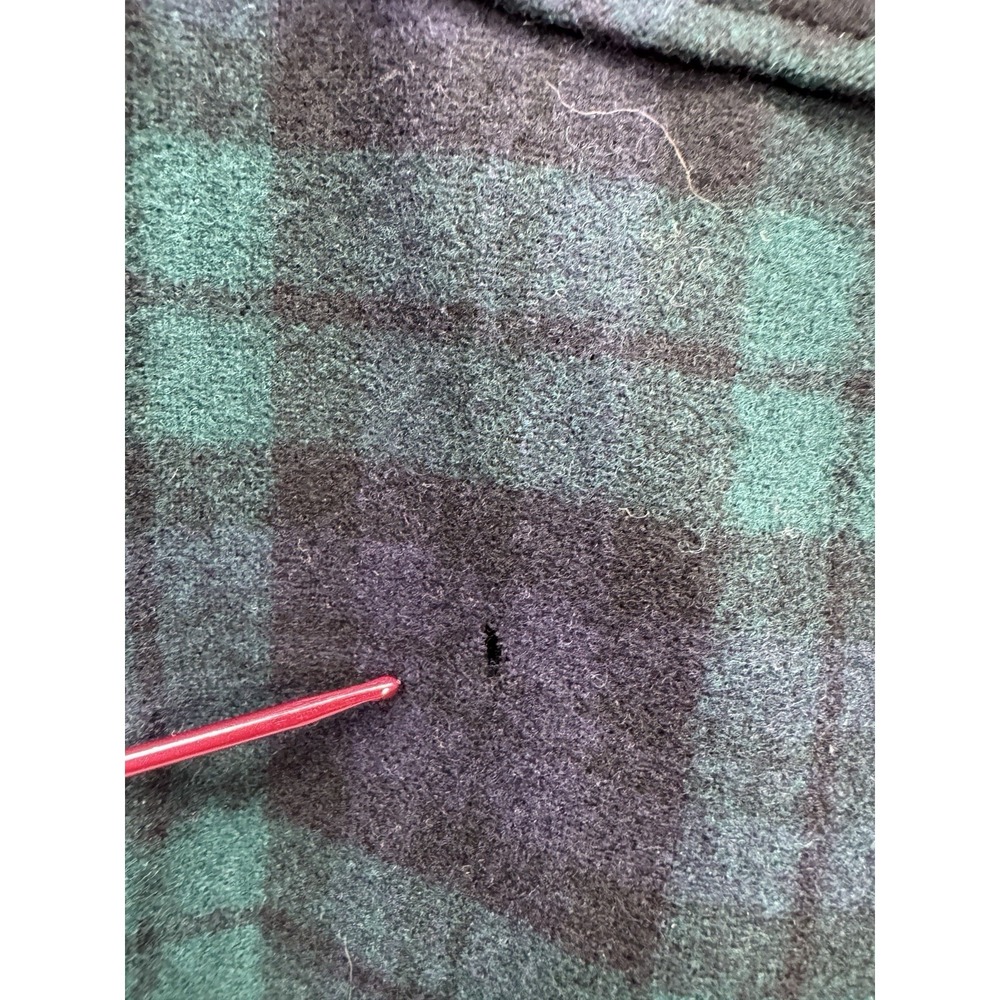 Vintage Pendleton Wool Shirt Authentic Black Watch Tartan Plaid Preppy Country - Picture 6 of 12